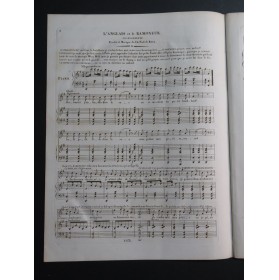 DE KOCK Charles-Paul L'Anglais et le Ramoneur Chant Piano ca1840