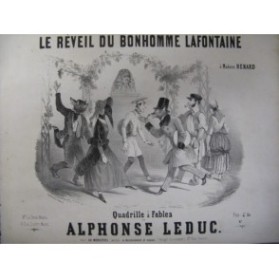 LEDUC Alphonse Le Réveil du Bonhomme Lafontaine Piano ca1850