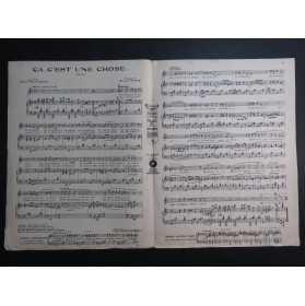 YVAIN Maurice Ça c'est une chose Chant Piano 1922