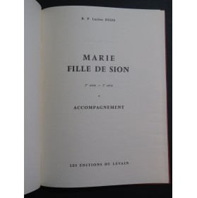 DEISS Lucien Marie Fille de Sion Chant Orgue 1959