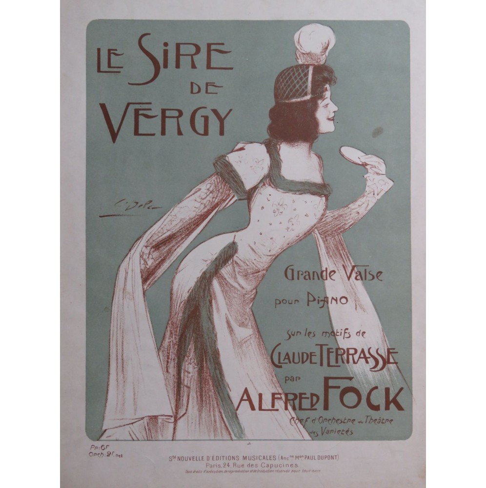 FOCK Alfred Le Sire de Vergy Piano