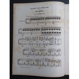 BURGMÜLLER Frédéric Grande Valse Brillante Juif Errant Piano ca1860