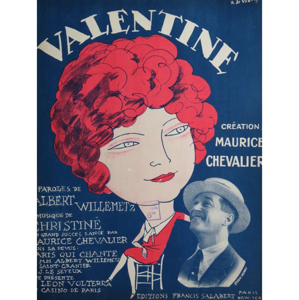 CHRISTINÉ Henri Valentine Chant Piano 1926