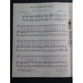 CHRISTINÉ Henri Valentine Chant Piano 1926