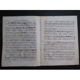PANSERON Auguste La Sérénade Andalouse Chant Piano ca1830
