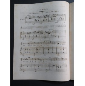 BELTJENS Jos. M. H. Fleur du Pays Chant Piano 1855