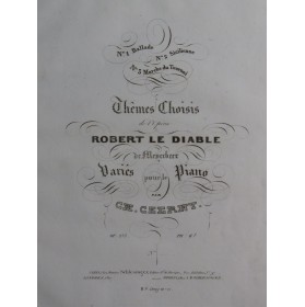 CZERNY Charles Ballade Air...