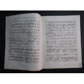 PLANTADE Charles Ah ! L'Bel État Qu'L'État D'Soldat Chant Piano ca1830