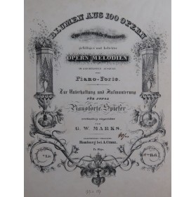 MARKS G. W. Blumen aus 100...