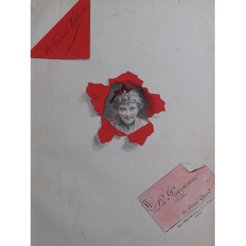 GIROD Aimé La Parisienne Piano XIXe siècle