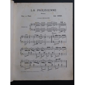 GIROD Aimé La Parisienne Piano XIXe siècle