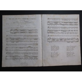 BERTON F. Fils Vous n'êtes plus Lisette Chant Piano ca1830