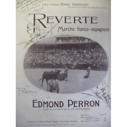 PERRON Edmond Reverte Dédicace Piano