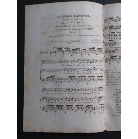 ANDRADE Auguste Le Berger d'Appenzel Chant Guitare ca1830