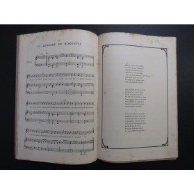 MAHEN André Vieux Lieder Rhénans Chant Piano 1911