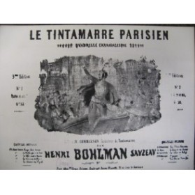 BOHLMAN SAUZEAU Henri Le Tintamarre Parisien Piano ca1850
