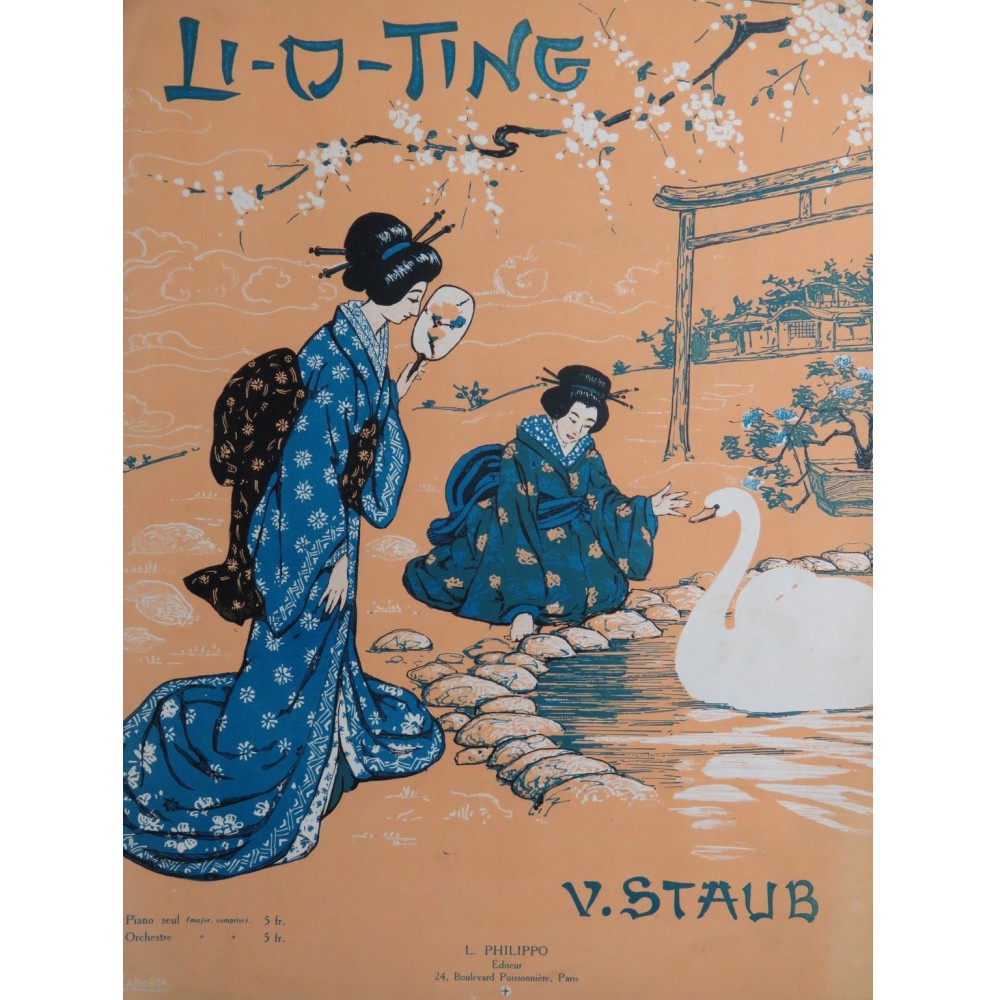 STAUB Victor Li-O-Ting Piano 1925