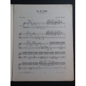 STAUB Victor Li-O-Ting Piano 1925