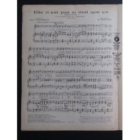 CHRISTINÉ Henri Elle n'est pas si mal que ça Piano Chant 1923