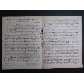 CHRISTINÉ Henri Elle n'est pas si mal que ça Piano Chant 1923