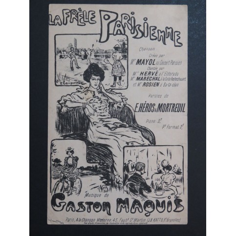 La Frêle Parisienne Gaston Maquis Chant