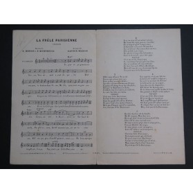 La Frêle Parisienne Gaston Maquis Chant