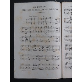 BORDÈSE Luigi Un Concert chez les Demoiselles de Saint-Cyr Opérette 1877