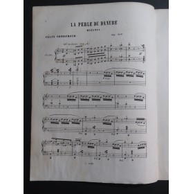 GODEFROID Félix La Perle du Danube op 104 Piano ca1860