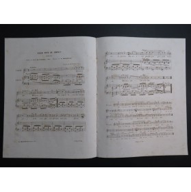MARQUERIE A. Elle est au Ciel ! Chant Piano 1839