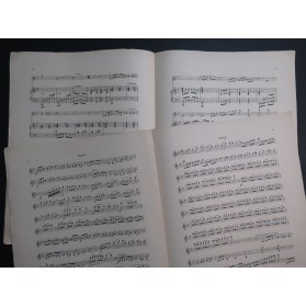 CHAPUIS Auguste Tarentelle Piano Violon ca1885