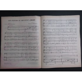 HERMITE Maurice Les Fleurs ne mentent jamais Chant Piano 1929
