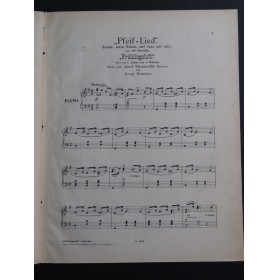 STRAUSS Josef Pfeif-Lied Piano