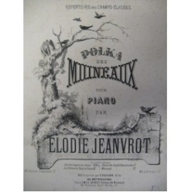 JEANVROT Elodie Polka des Moineaux Piano XIXe