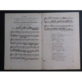 PORRO Pierre-Jean Le Revenant Chant Guitare ou Lyre ca1820