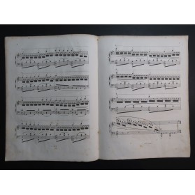 ASCHER Joseph Les Cloches du Village op 90 Piano ca1860