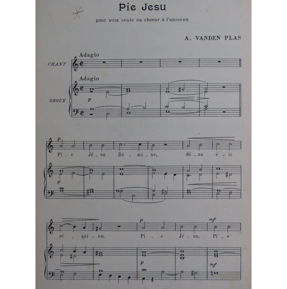 Supplément Revue Saint Cécile Chant Orgue Septembre 1935