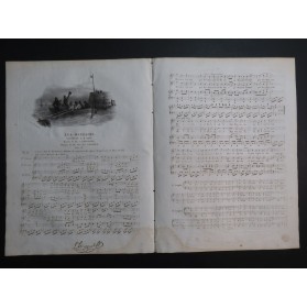 LABARRE Théodore Les Matelots Chant Piano ca1830