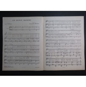 MONNOT Marguerite Le petit homme Chant Piano 1947