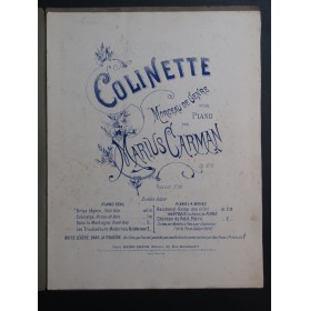 CARMAN Marius Colinette op 279 Piano