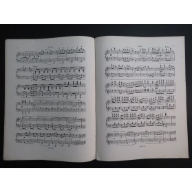 LAVIGNAC Albert Galop-Marche Piano 4 mains ca1875