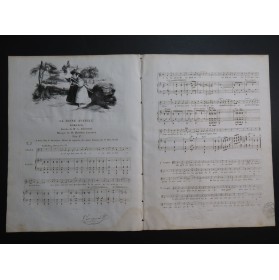 LABARRE Théodore La Jeune aveugle Chant Piano ca1830