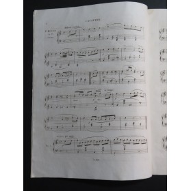 HÜNTEN François Cavatine de Bellini op 51 No 3 Piano ca1833
