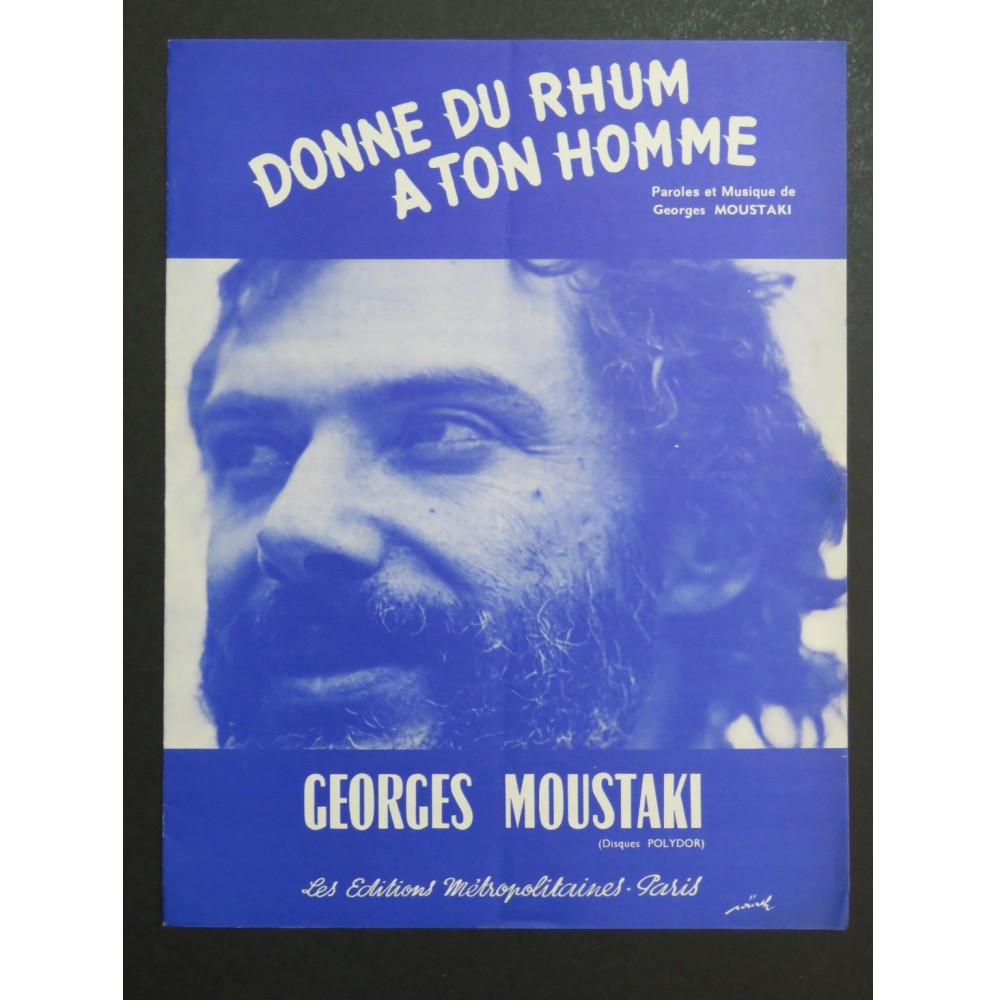 Donne du Rhum à ton Homme Georges Moustaki Chant Piano 1959