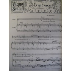 Piano Soleil No 6 Août 1894 Vieu Wachs