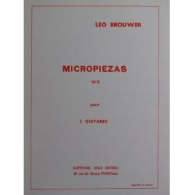 BROUWER Léo Micropiezas No...