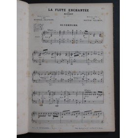 MOZART W. A. La Flûte Enchantée Opéra ﻿Chant Piano XIXe