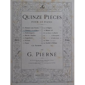 PIERNÉ Gabriel Chanson de...