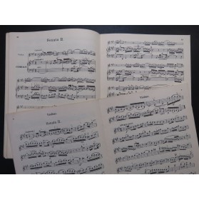BACH J. S. Sonaten Sonates 1 à 3 Violon Piano