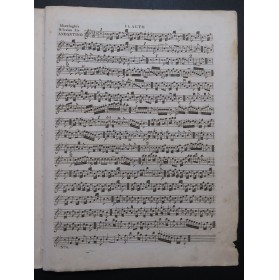 MAZZINGHI Joseph Silesian or Copenhagen Air Piano Flûte ca1820