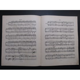 GANNE Louis Marche Lorraine Piano 4 mains ca1892